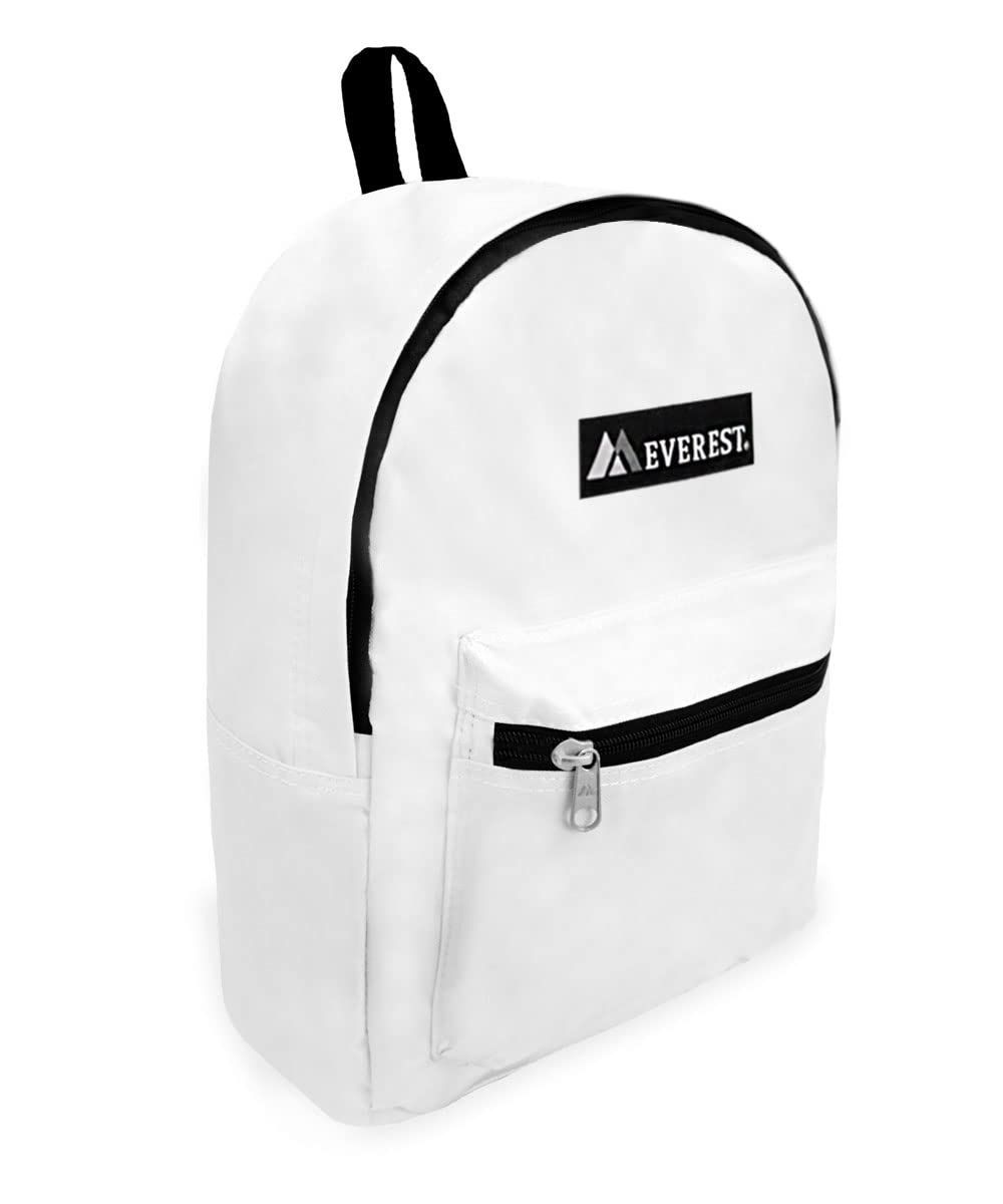 Everest Luggage Basic Backpack, Red, Medium