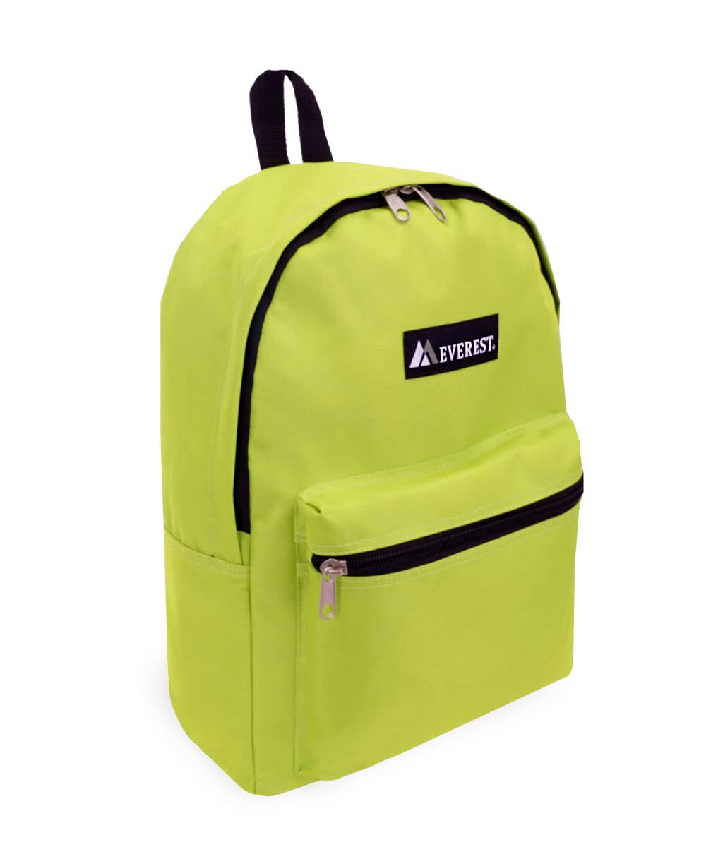 Everest Luggage Basic Backpack, Red, Medium