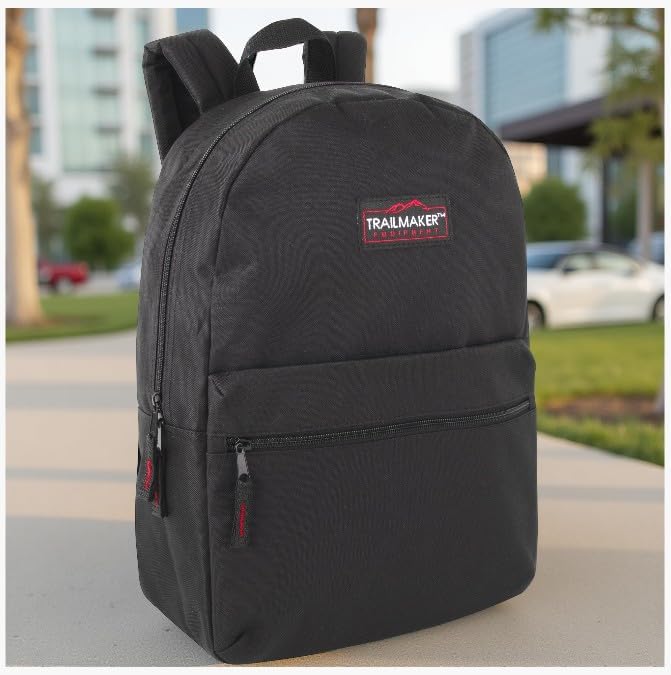 Trail maker Classic 17 inch Backpacks with Adjustable Padded Straps | School Backpacks for Girls, Boys