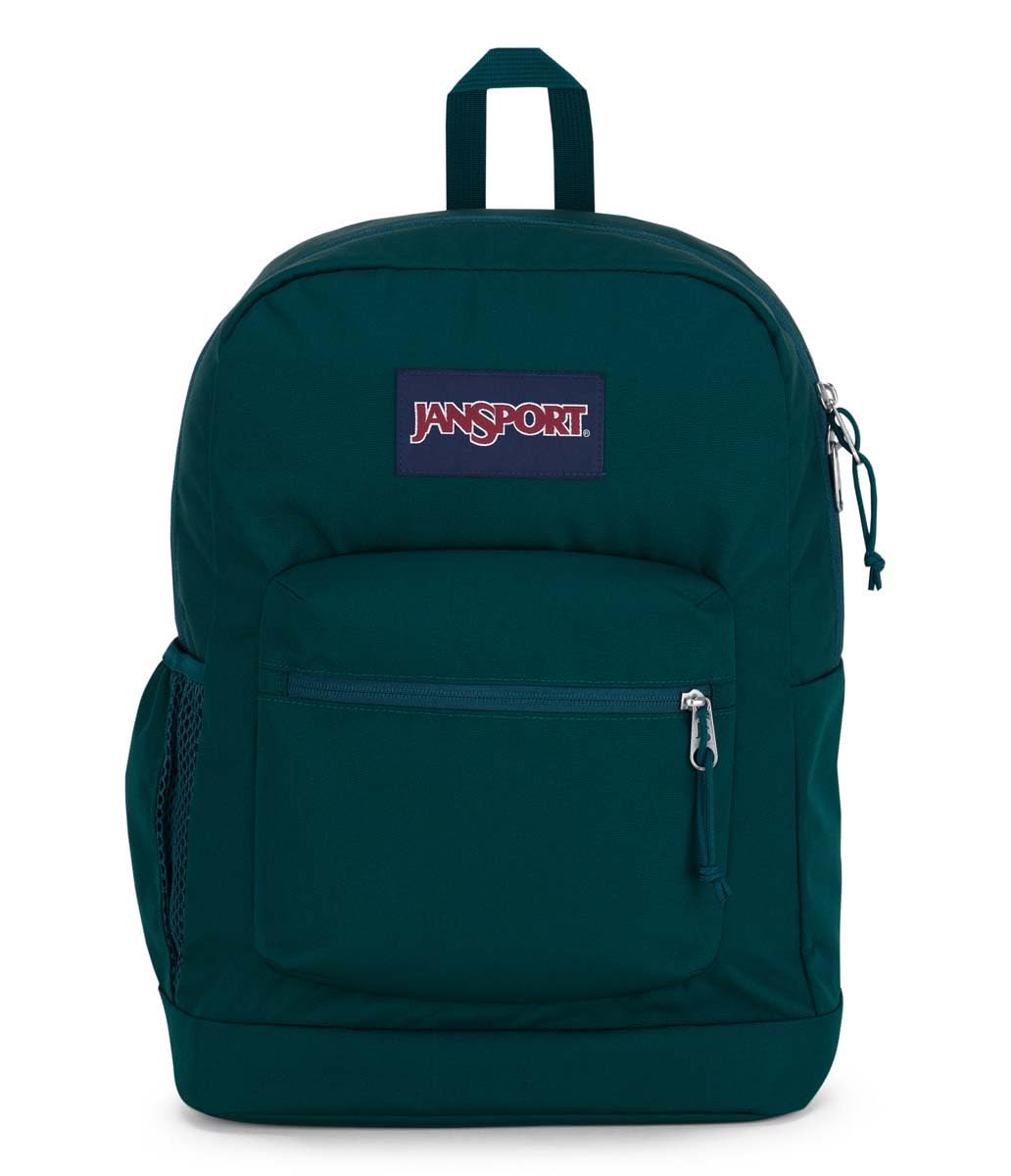 JanSport 26L Cross Town Plus Backpack, Emerald Pool