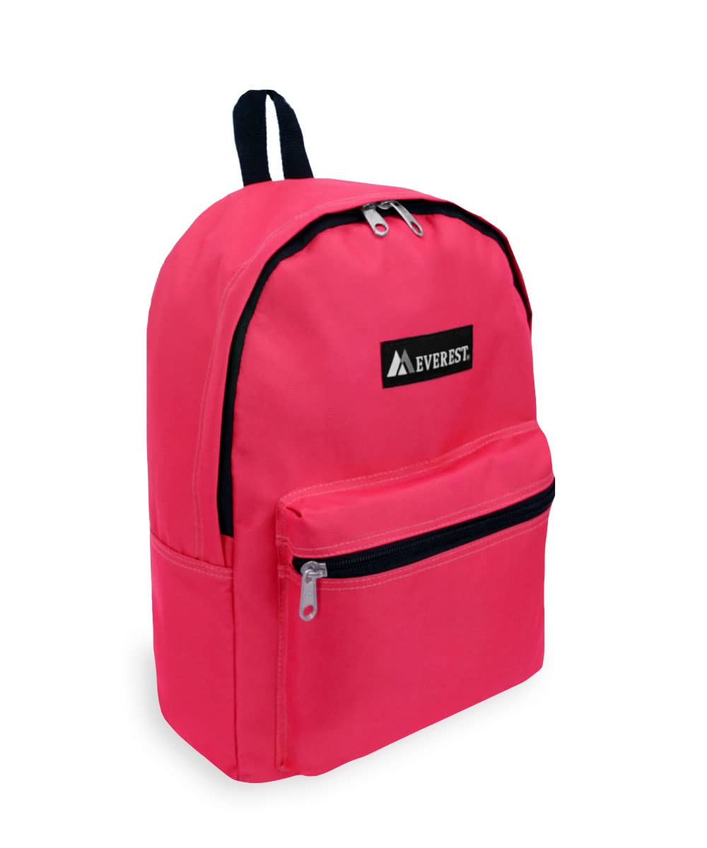 Everest Luggage Basic Backpack, Red, Medium