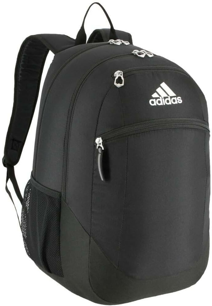 adidas Unisex Striker II Team Backpack, Black/White, One Size