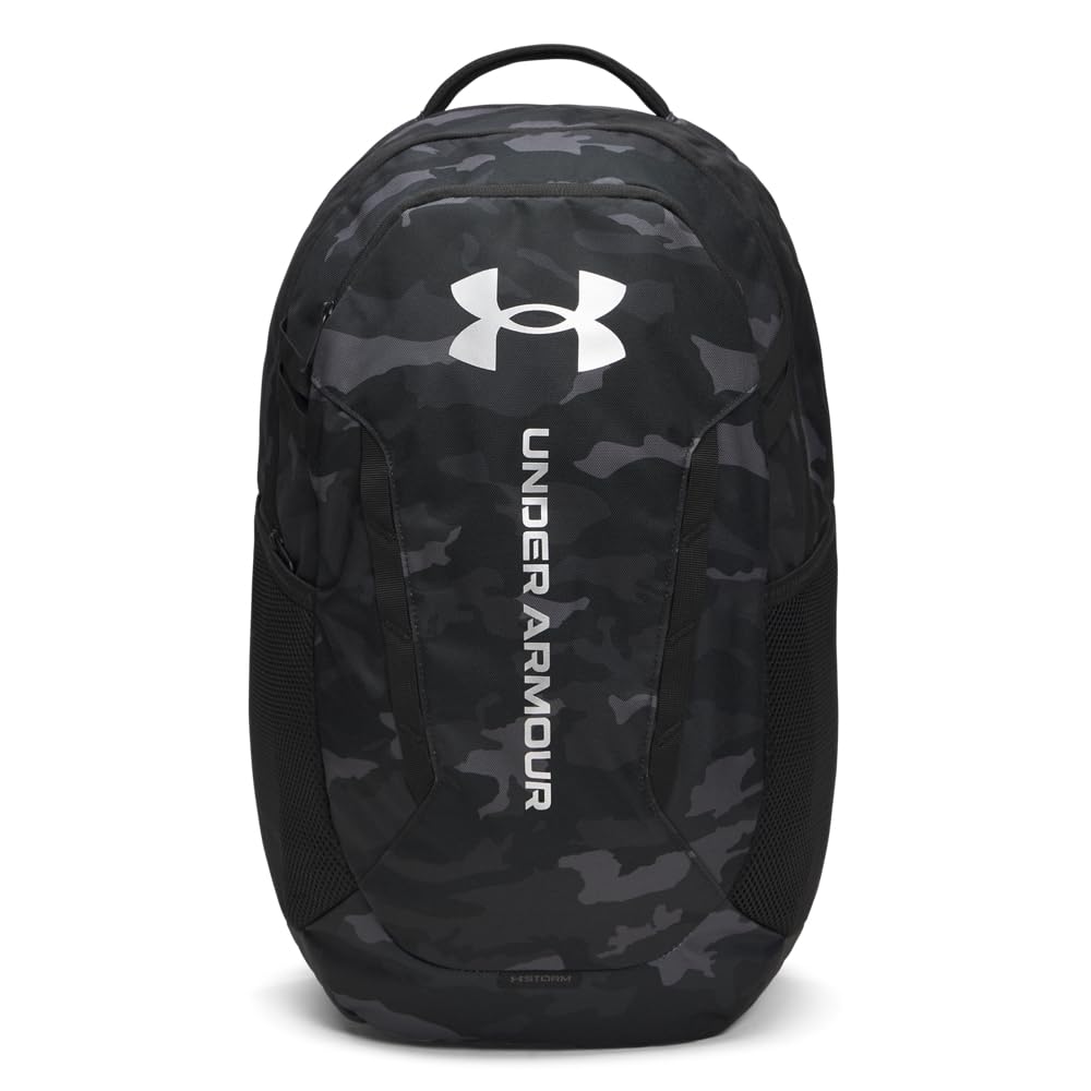 Under Armour Unisex Hustle 6.0 Backpack, 002 BLACK, OSFM