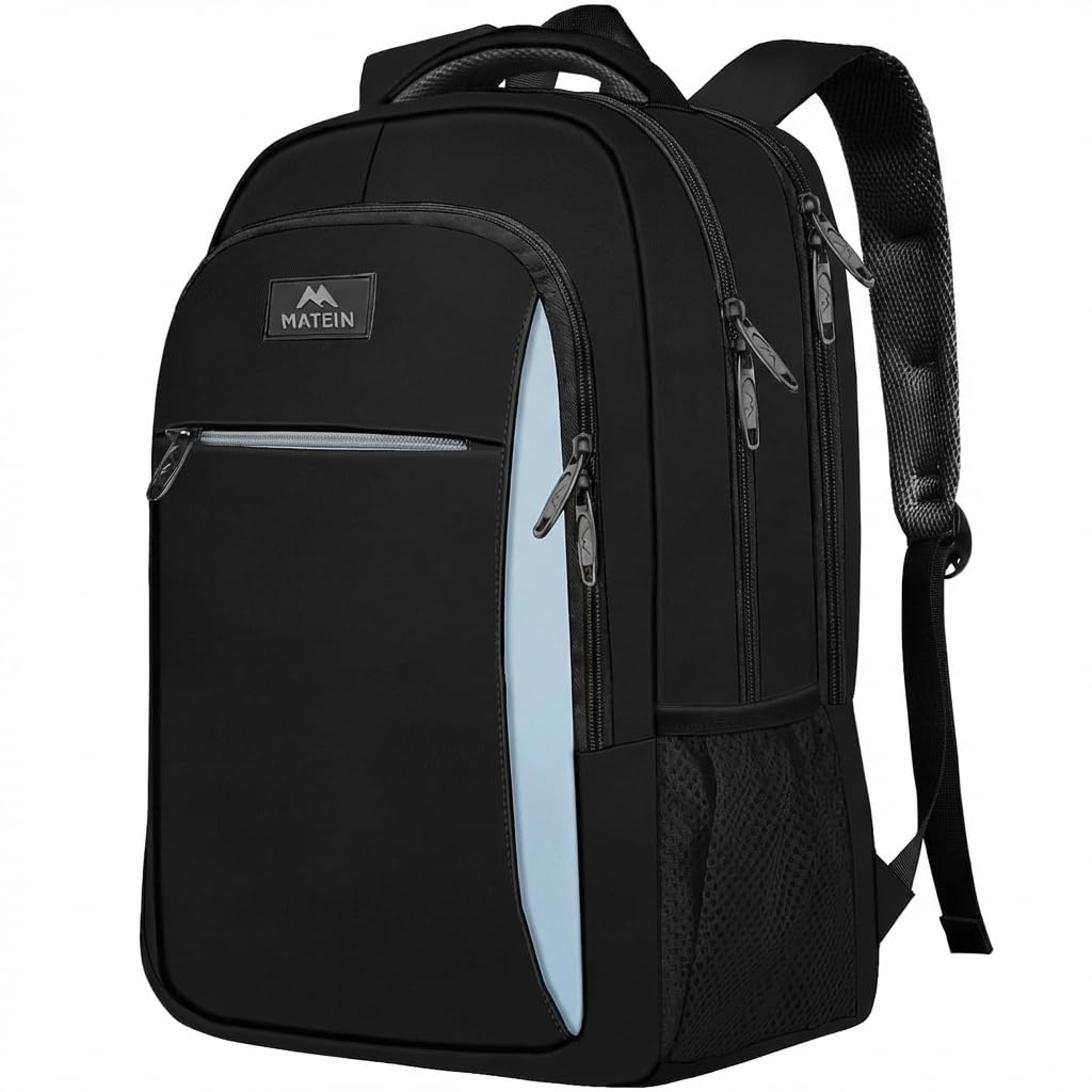 MATEIN Travel Laptop Backpack, 15.6 Inch College School Computer Bag, Grey
