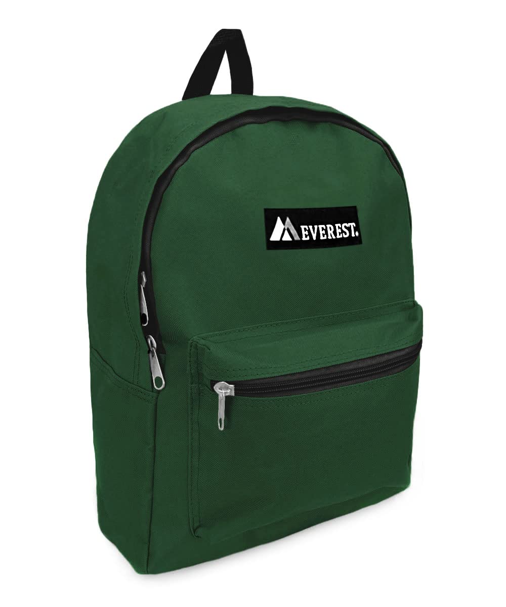 Everest Luggage Basic Backpack, Red, Medium