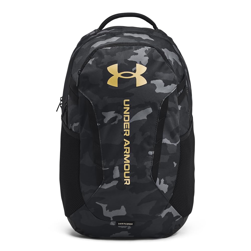 Under Armour Unisex Hustle 6.0 Backpack, 002 BLACK, OSFM