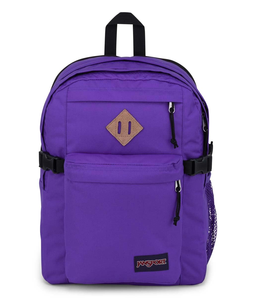 JanSport Main Campus Backpack - Travel or Work backpack w 15-Inch Laptop Sleeve and Dual Water Bottle Pockets, Navy