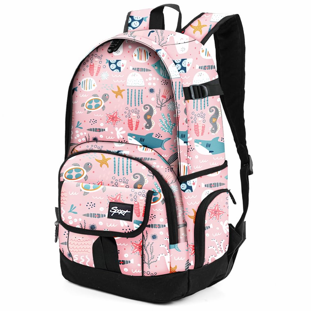 rickyh style School Backpack Travel Bag for Men & Women Lightweight College