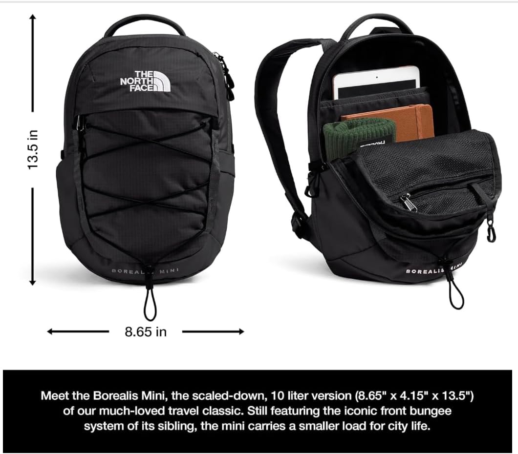 The North Face Borealis Mini Backpack, TNF Black/TNF Black-NPF, One Size