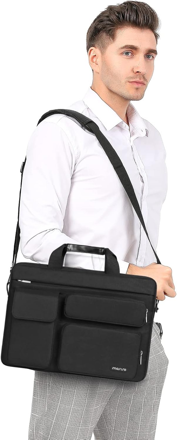 MOSISO Laptop Shoulder Bag 16 inch, 15-15.6 inch Computer Bag