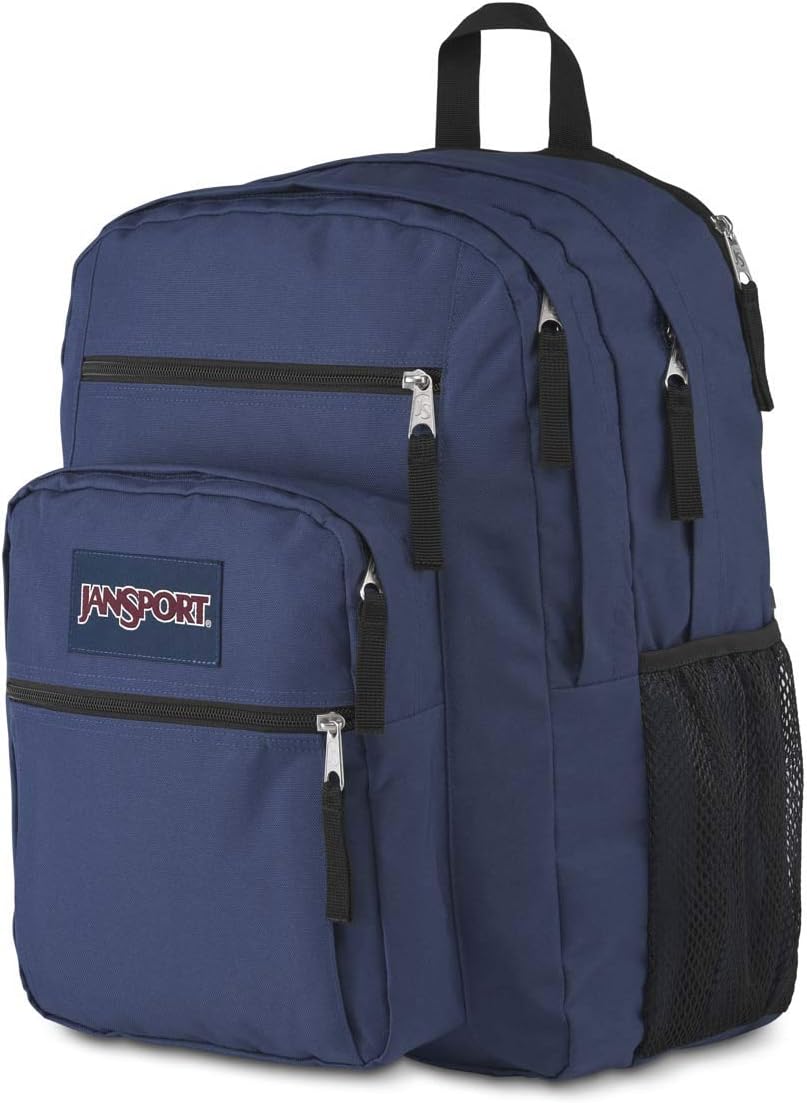 JanSport Laptop Backpack - Computer Bag with 2 Compartments, Ergonomic Shoulder Straps, 15” Laptop Sleeve, Haul Handle - Navy
