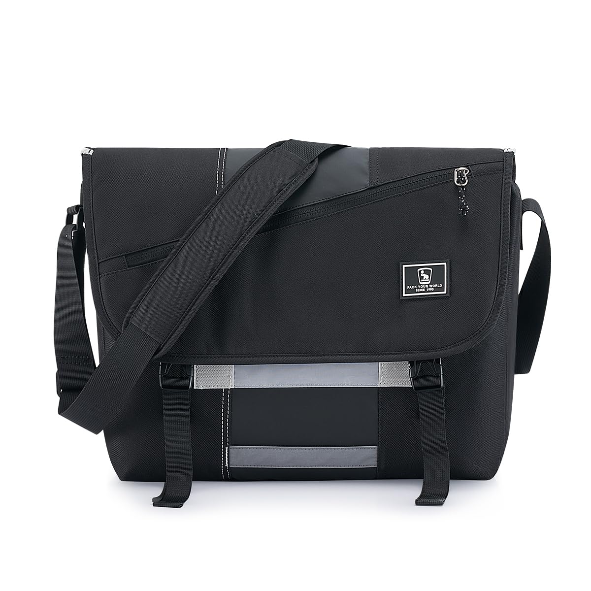 OIWAS Messenger Bag for Women, 17 Inch Laptop Crossbody Bags Men Casual Satchel Shoulder Bag College Travel Office Briefcase