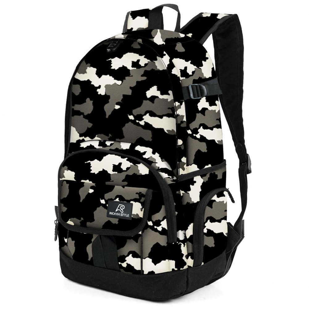 rickyh style School Backpack Travel Bag for Men & Women Lightweight College