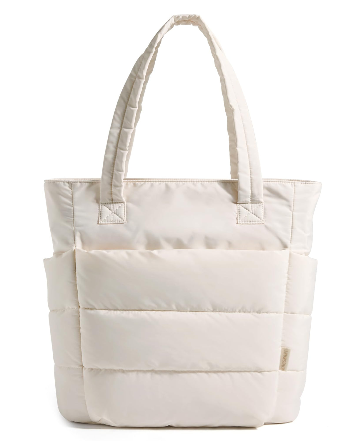 BAGSMART Puffy Tote Bag for Women, Lightweight Work Tote Handbag