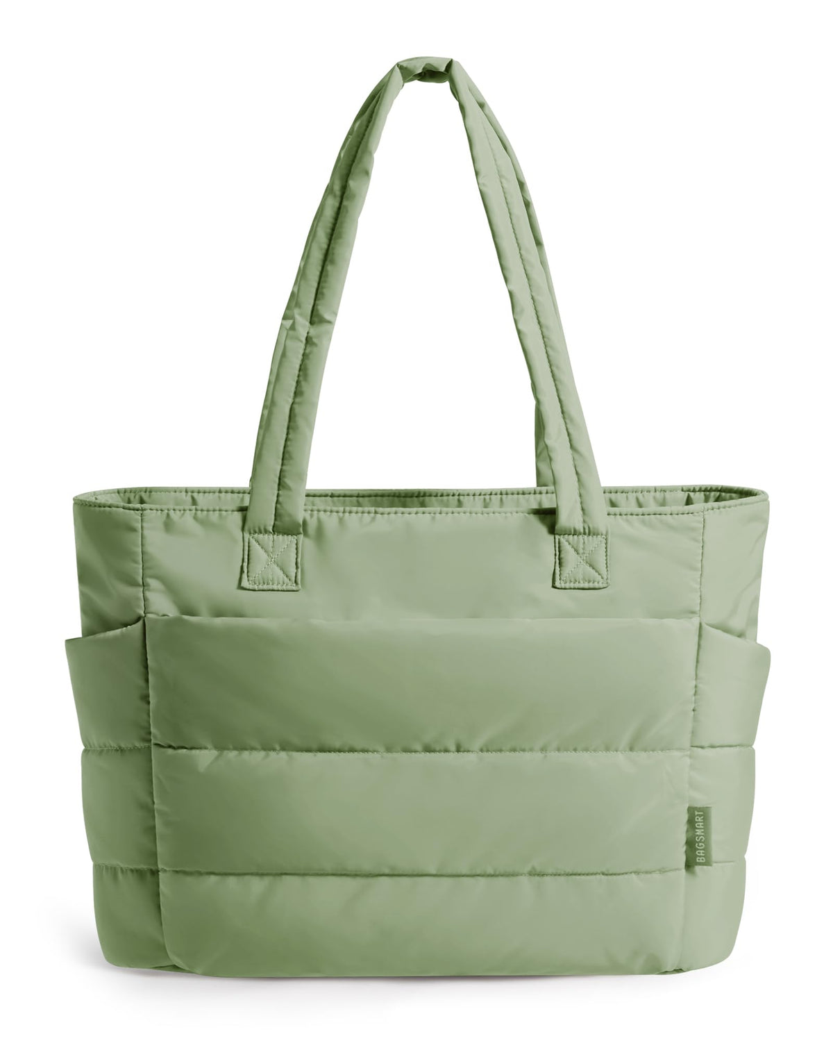 BAGSMART Puffy Tote Bag for Women, Lightweight Work Tote Handbag