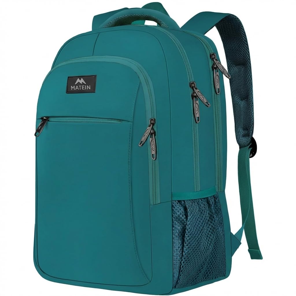 MATEIN Travel Laptop Backpack, 15.6 Inch College School Computer Bag, Grey