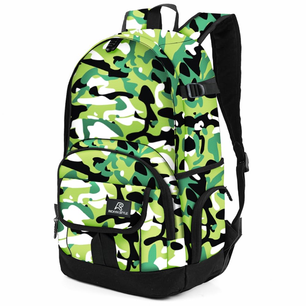 rickyh style School Backpack Travel Bag for Men & Women Lightweight College