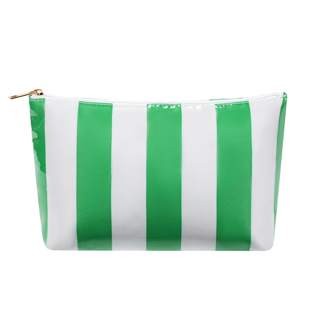 Large PVC Waterproof Striped Makeup Bag(04Pink Stripe)