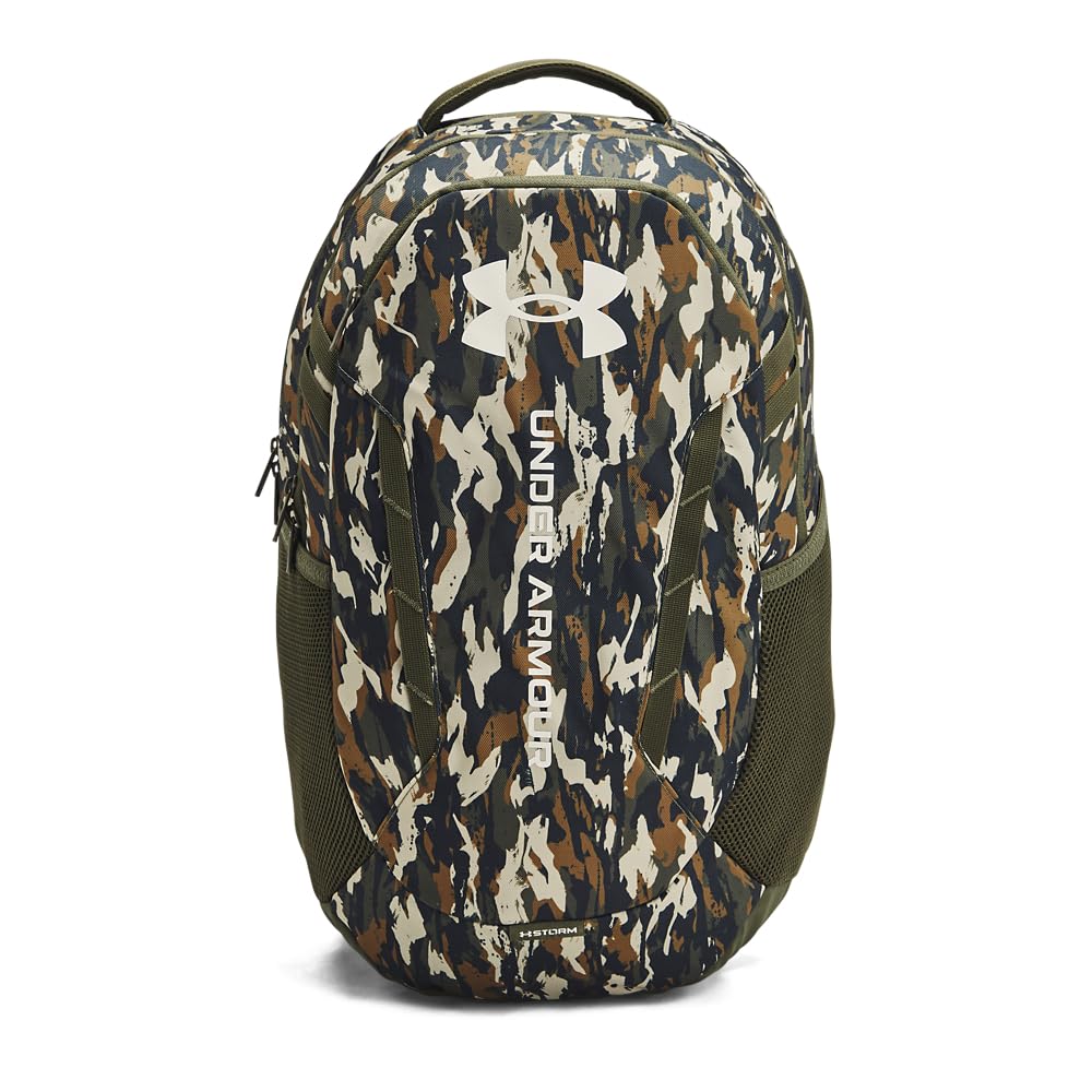 Under Armour Unisex Hustle 6.0 Backpack, 002 BLACK, OSFM