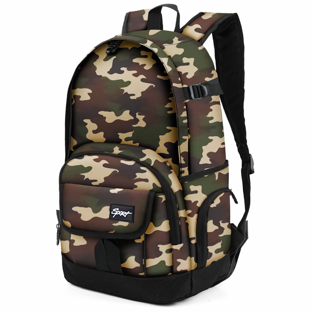 rickyh style School Backpack Travel Bag for Men & Women Lightweight College