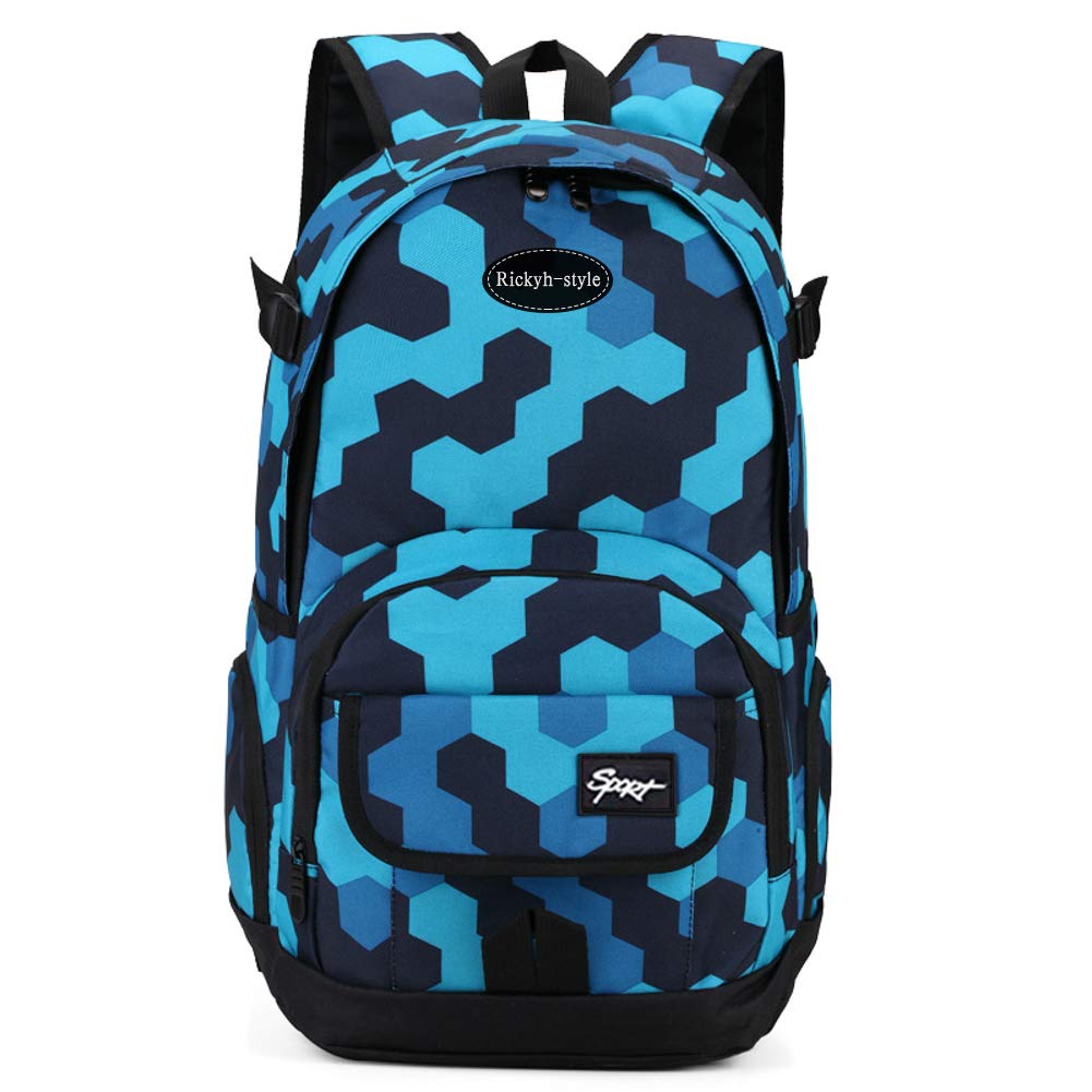 rickyh style School Backpack Travel Bag for Men & Women Lightweight College