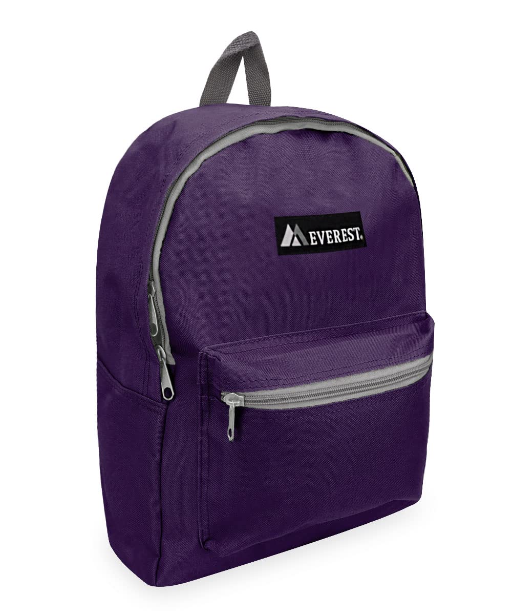 Everest Luggage Basic Backpack, Red, Medium