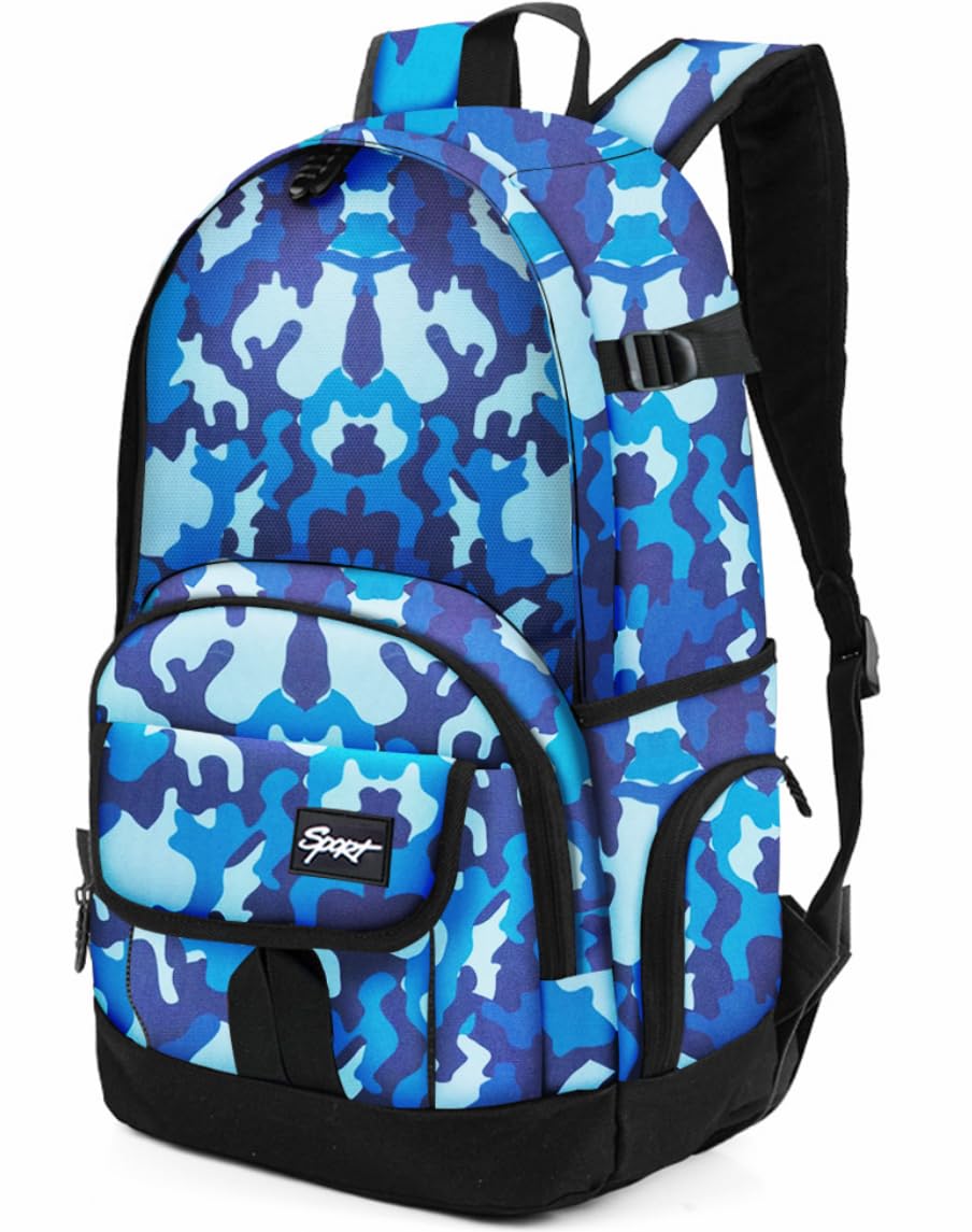 rickyh style School Backpack Travel Bag for Men & Women Lightweight College