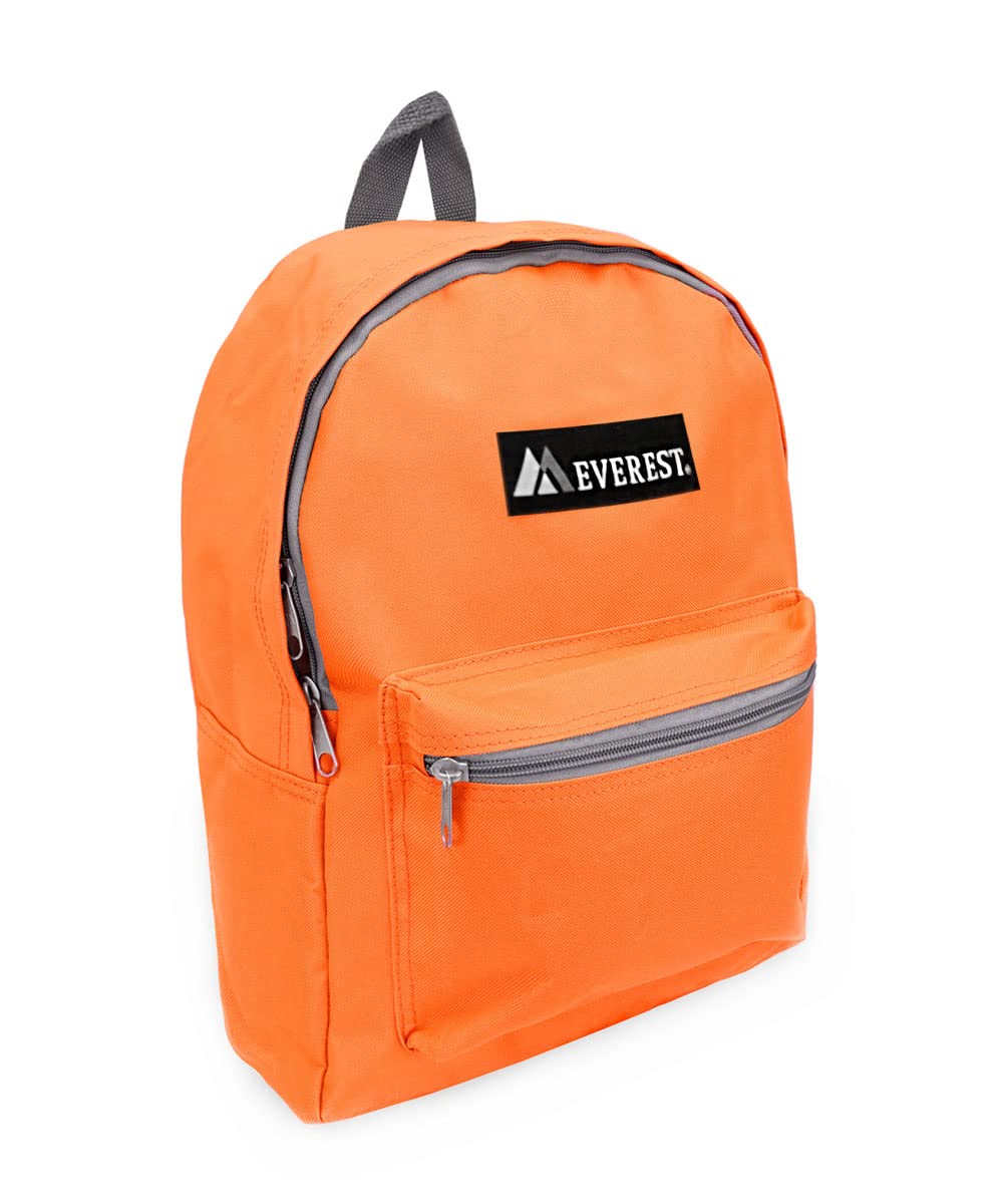 Everest Luggage Basic Backpack, Red, Medium
