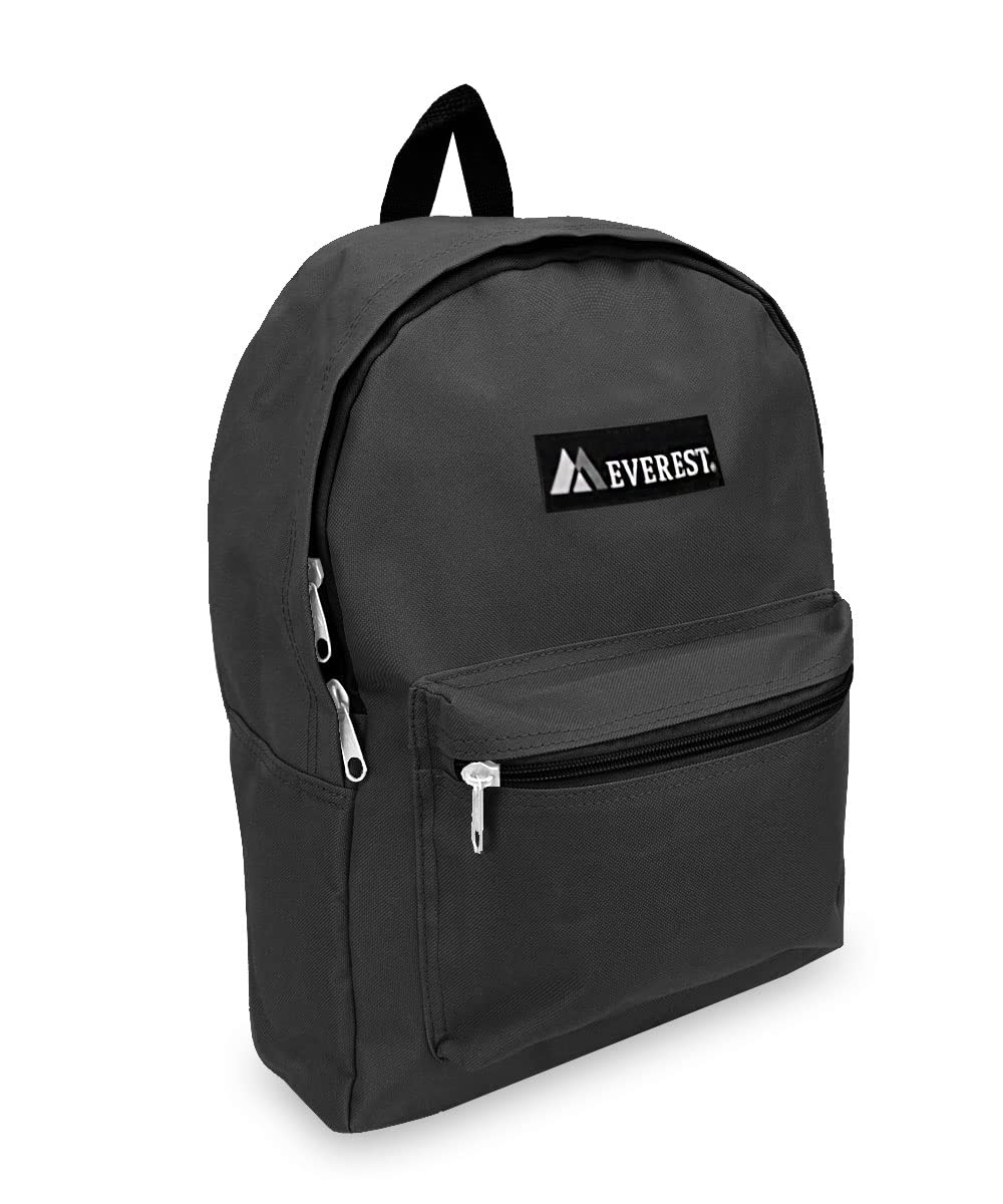 Everest Luggage Basic Backpack, Red, Medium