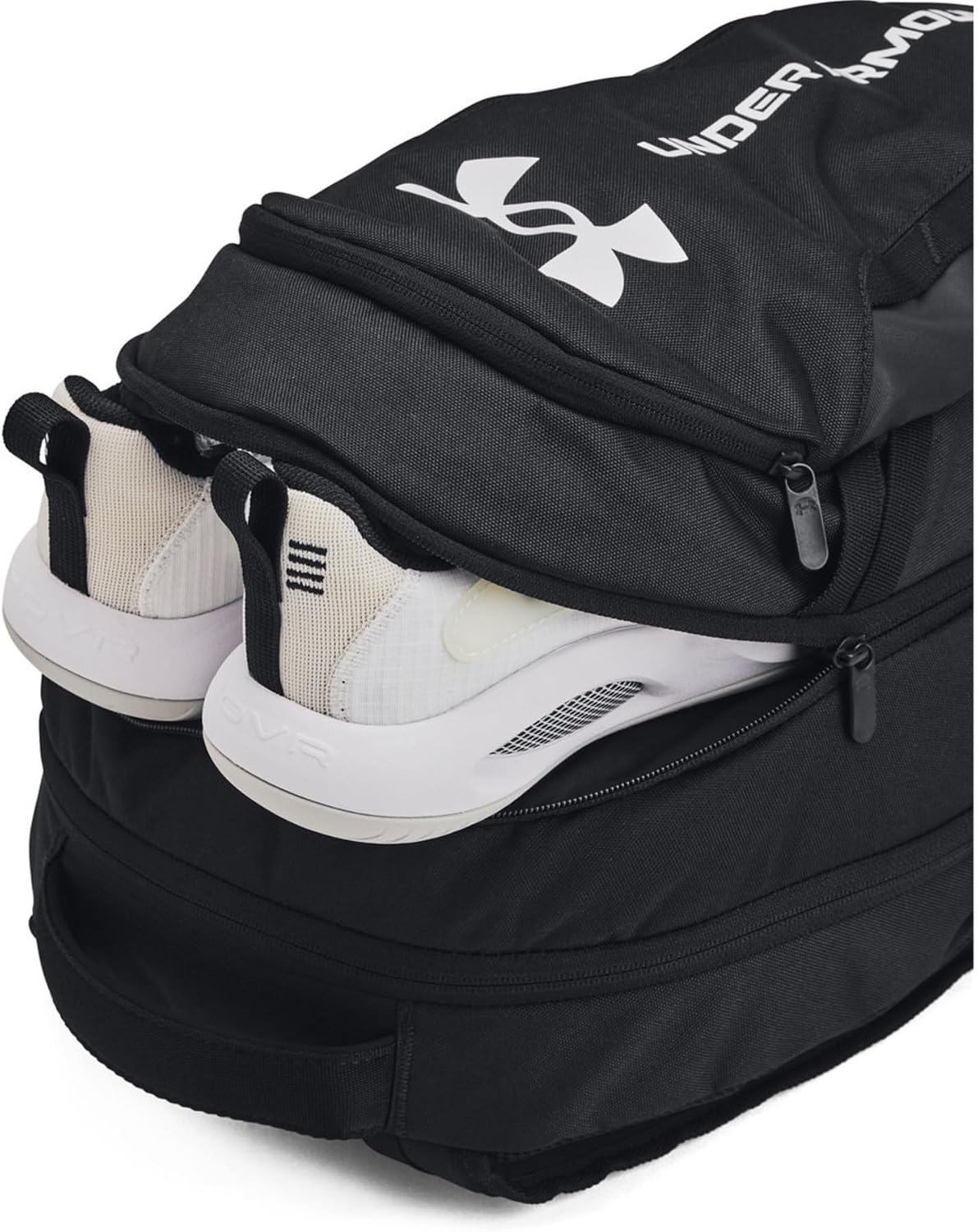 Under Armour Unisex Hustle 6.0 Backpack, 002 BLACK, OSFM