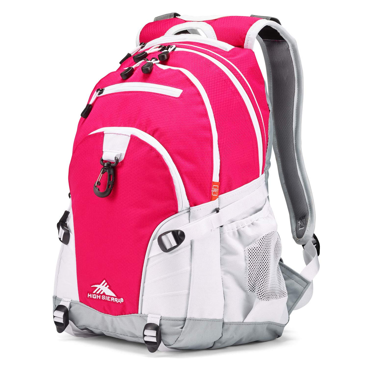 High Sierra Loop Backpack, Travel, or Work Bookbag with tablet sleeve, One Size, Graffiti/Black/Ash