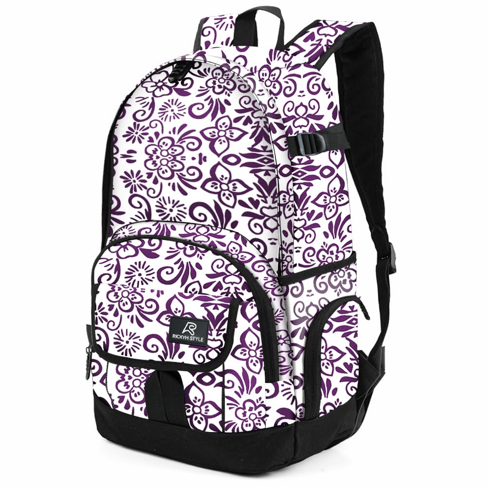 rickyh style School Backpack Travel Bag for Men & Women Lightweight College