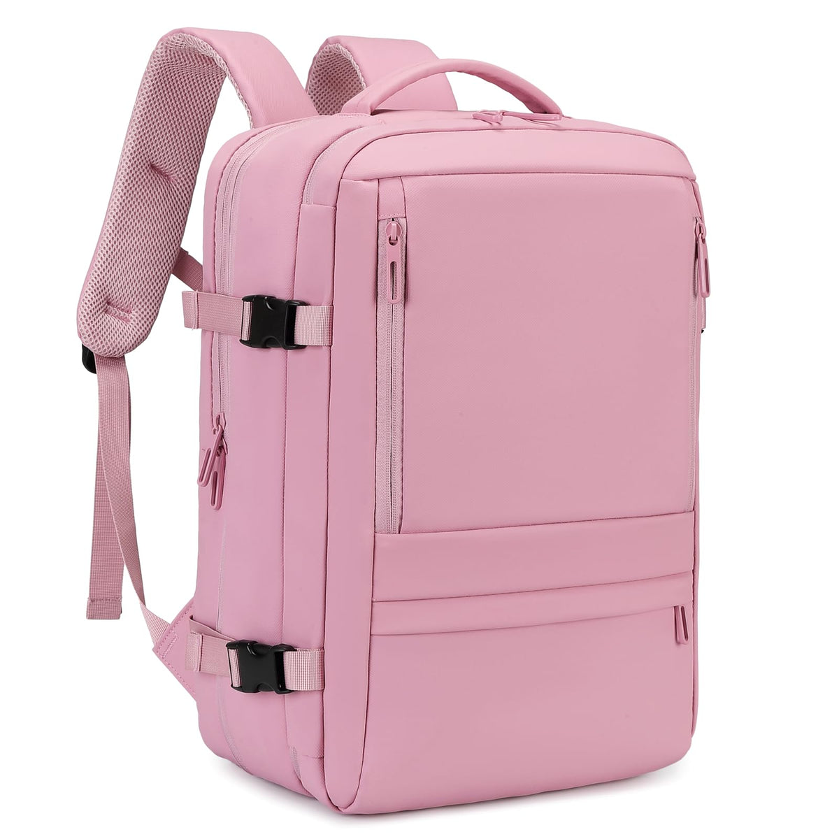Rcrirth Carry On Travel Backpack Flight Approved for Men Women, Black