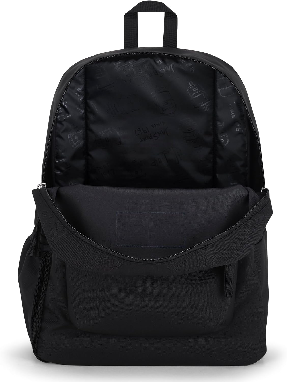 JanSport 26L Cross Town Backpack – 12 inch Daypack, Black