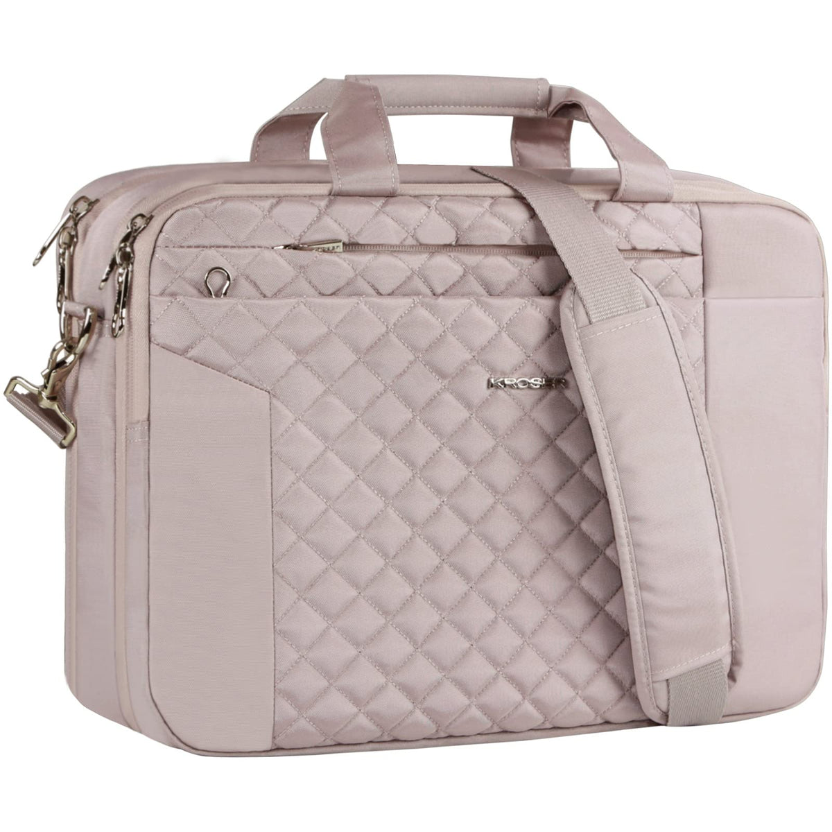 KROSER Laptop Bag 15.6 Inch Briefcase Shoulder Bag Water Repellent Laptop Bag Bussiness Carrying Handbag
