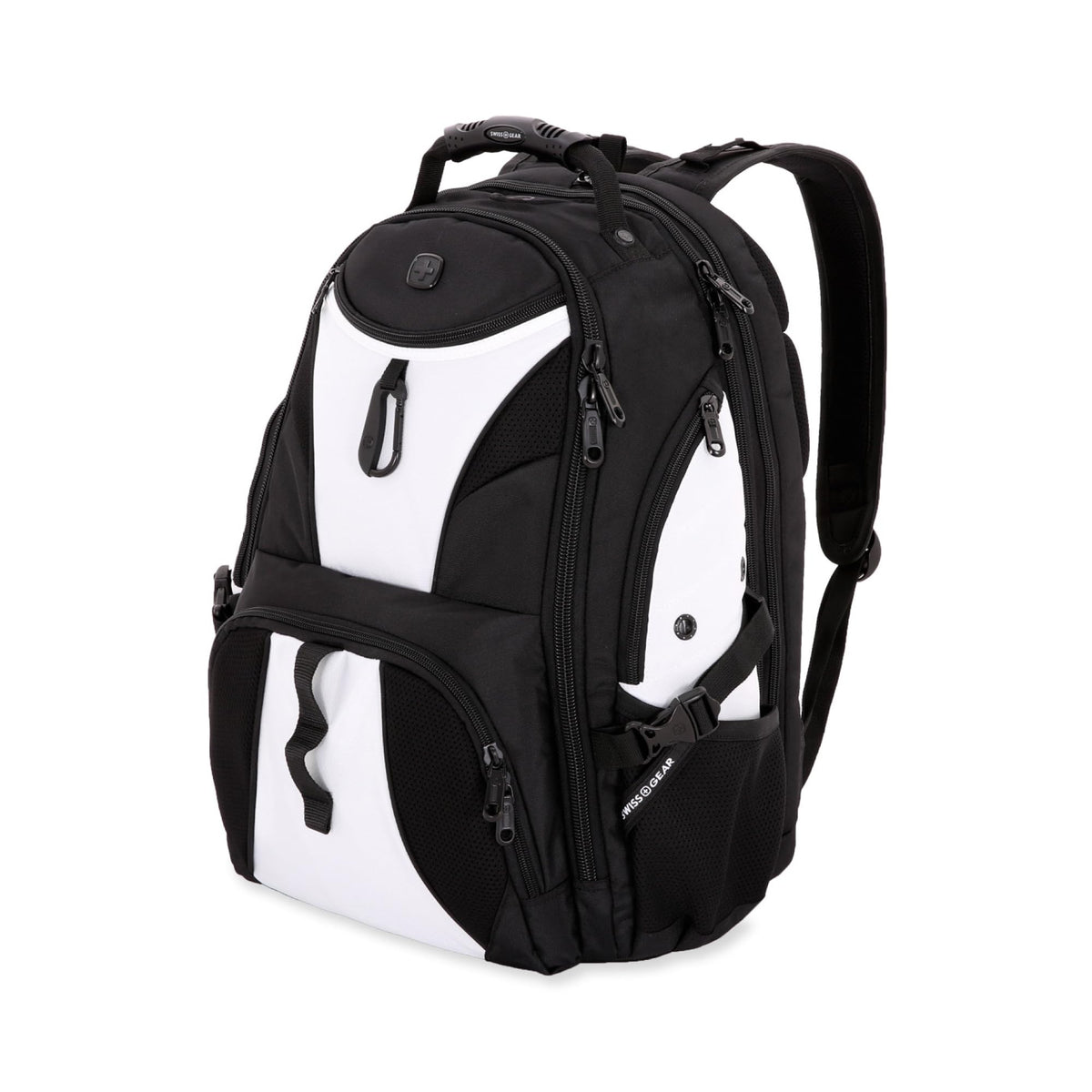 SWISSGEAR 1900 ScanSmart Laptop Backpack, Fits Most 17-Inch Laptops, TSA-Friendly Lay-Flat Design, RFID Protection, and Tablet Pocket, Black, 31L, 18.5-Inch