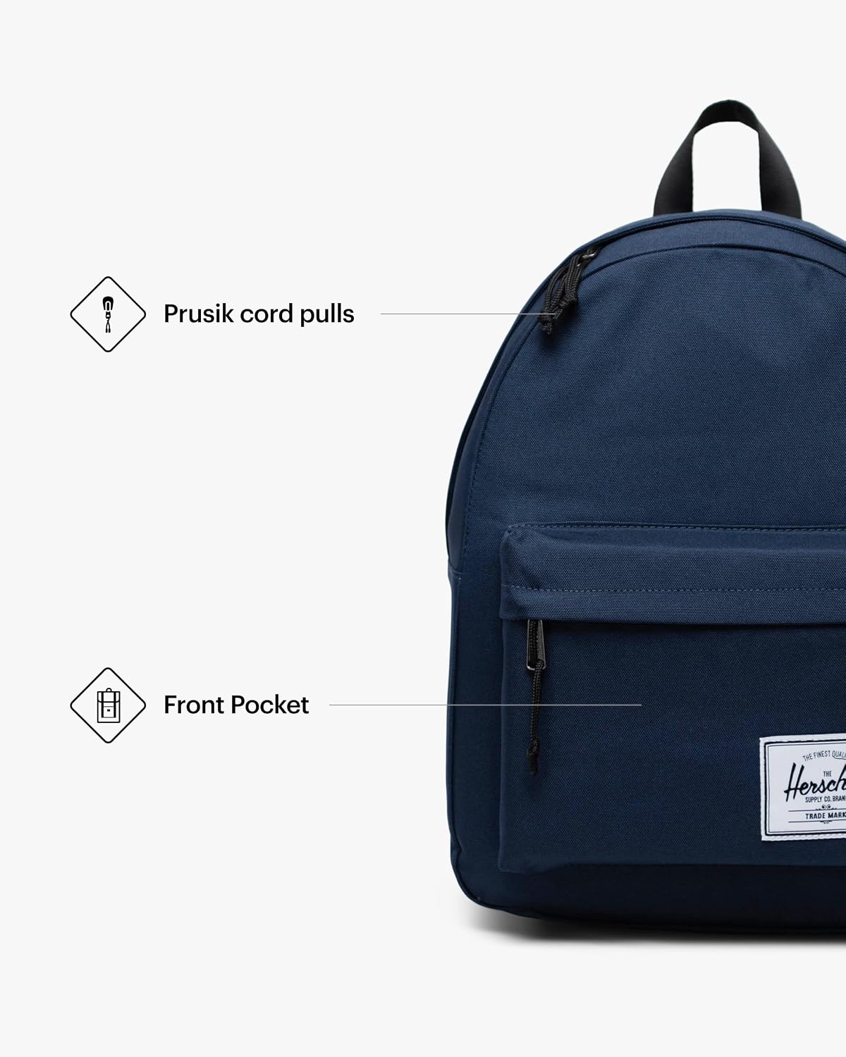 Herschel Classic Backpack, Navy, Mod - 20L