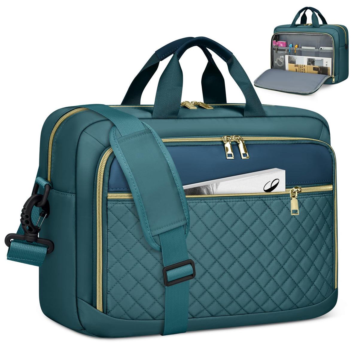 NEWHEY Laptop Bag 17.3 Inch Laptop Briefcase for Women Large Computer Bag
