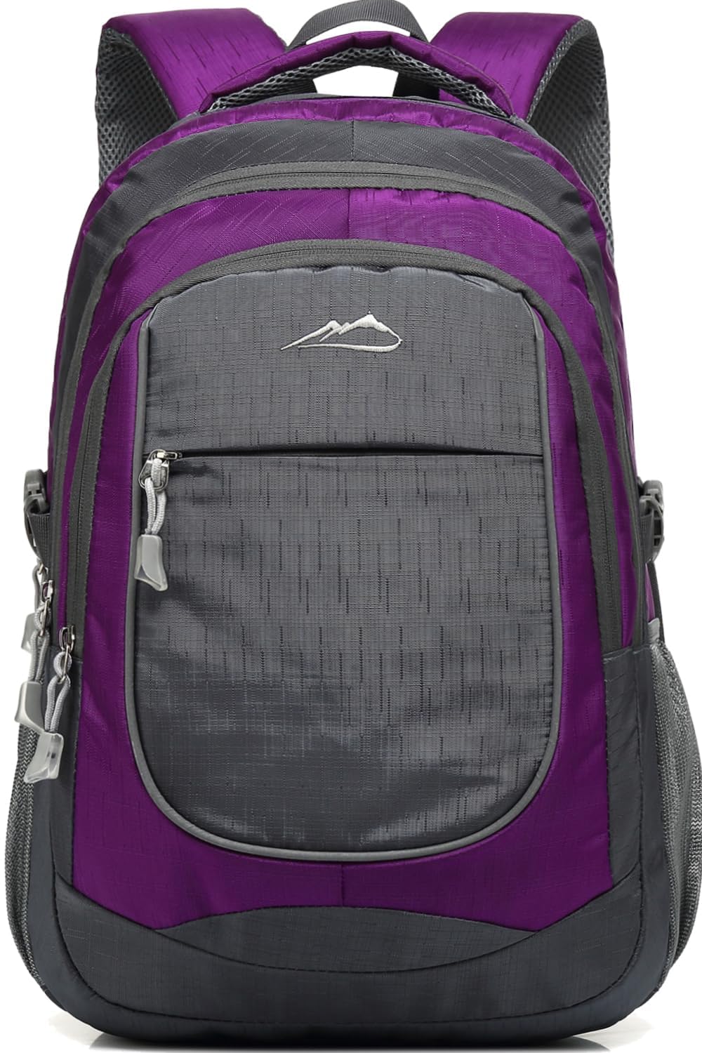 ProEtrade Backpack Bookbag for College Sturdy Travel Business Hiking Fit Laptop Up to 15.6 Inch Multi Compartment Gifts for Men Women Night Light Reflective (Black)
