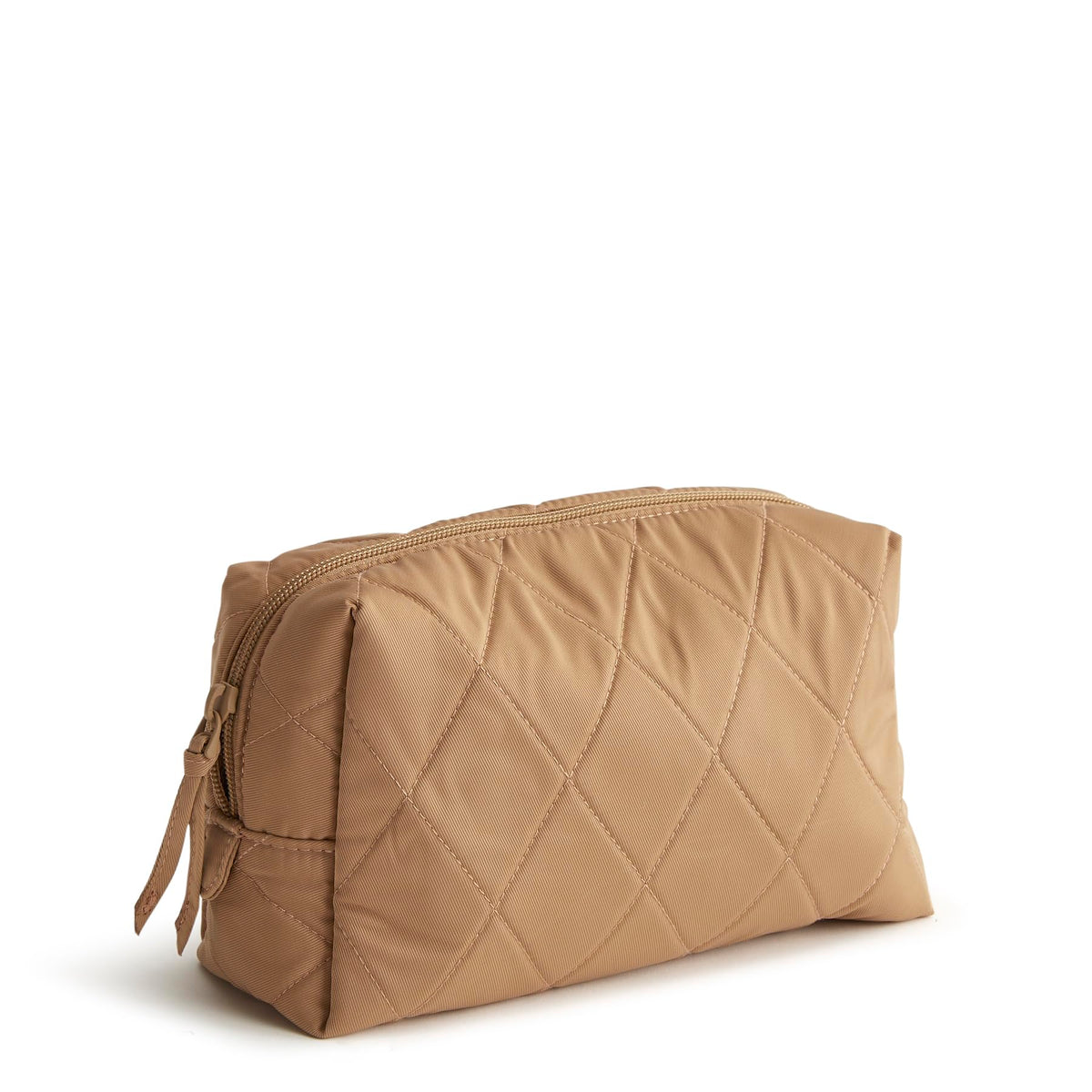 Vera Bradley Women's Performance Twill Medium Cosmetic Makeup Organizer Bag, Olive Leaf, One Size