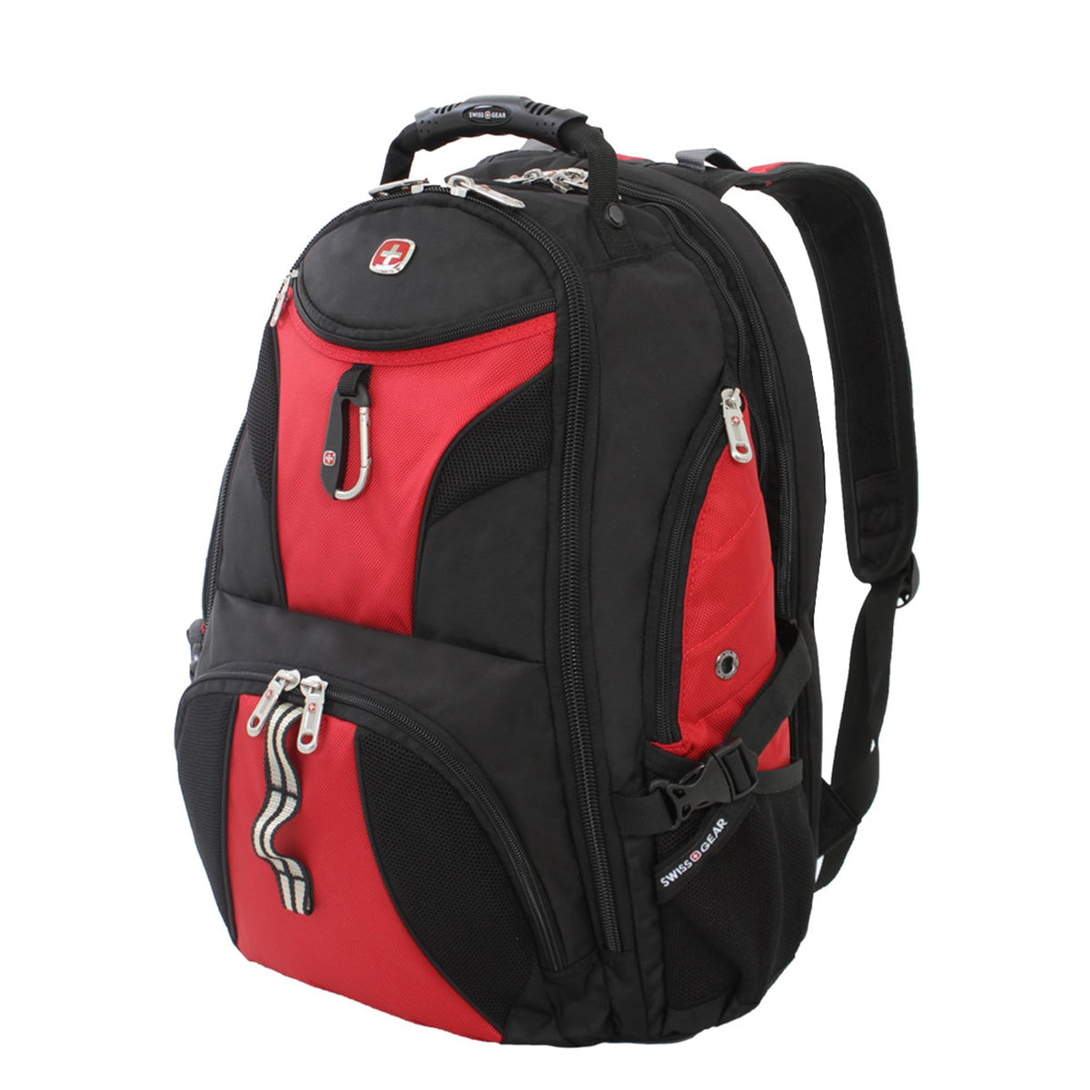 SWISSGEAR 1900 ScanSmart Laptop Backpack, Fits Most 17-Inch Laptops, TSA-Friendly Lay-Flat Design, RFID Protection, and Tablet Pocket, Black, 31L, 18.5-Inch