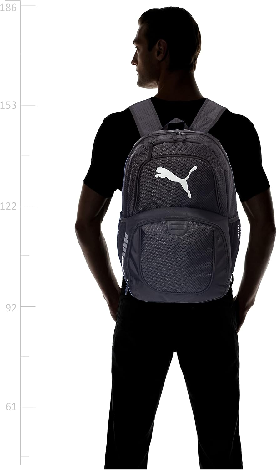 PUMA unisex-adult Contender Backpack with Laptop Sleeve, Item Organizer & Media Pocket