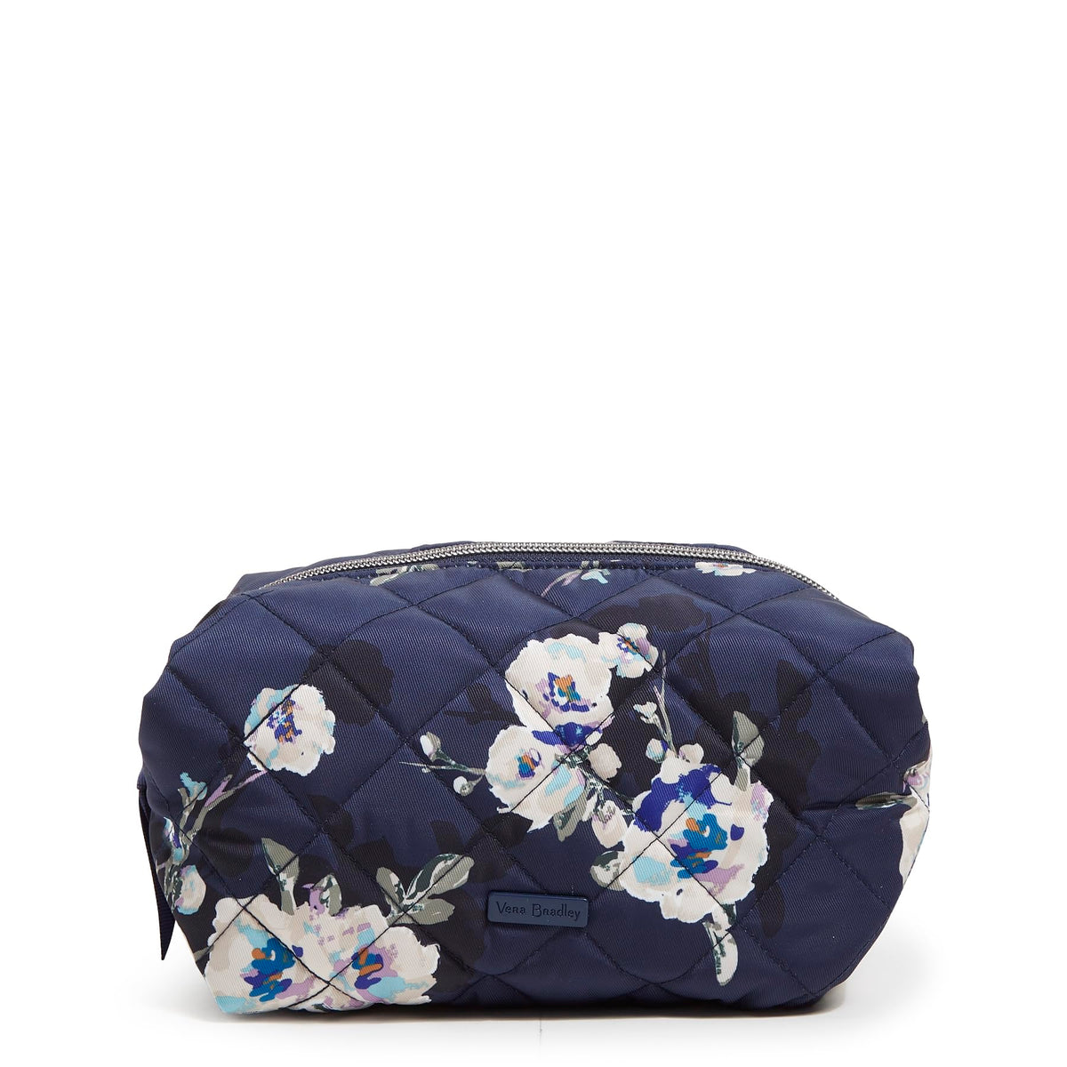 Vera Bradley Women's Performance Twill Medium Cosmetic Makeup Organizer Bag, Olive Leaf, One Size