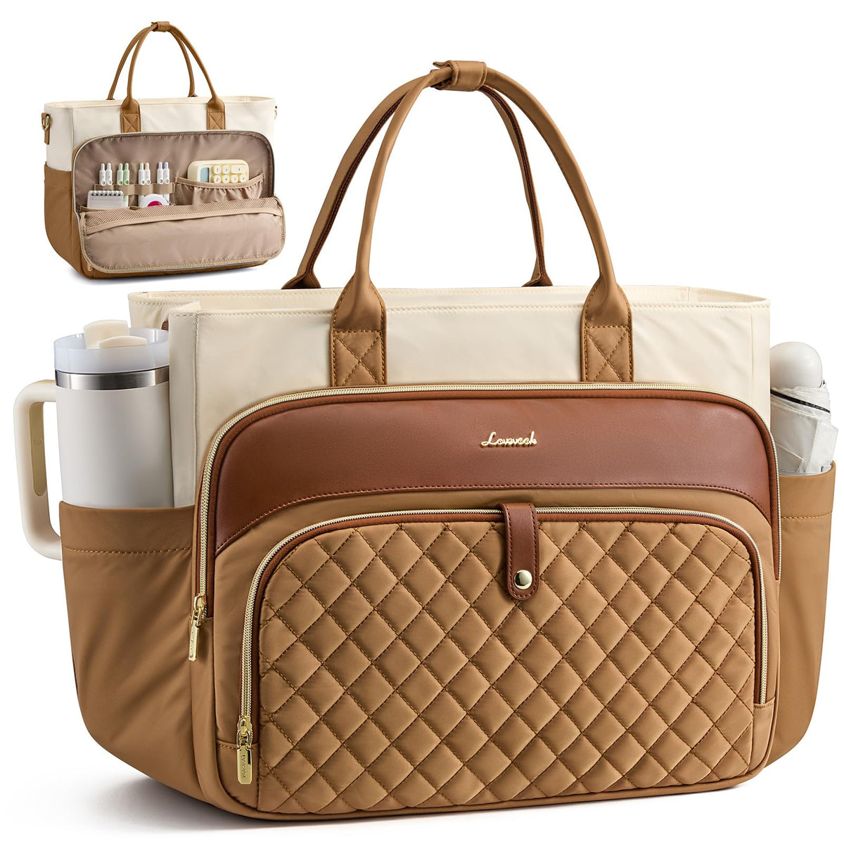 LOVEVOOK Laptop Bag for Women, Work Tote Computer Bag for Teacher Nurse