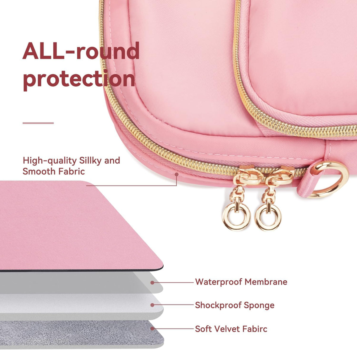Laptop Bag Case for Women Men Messenger Briefcase Bag, 17 17.3 Inch