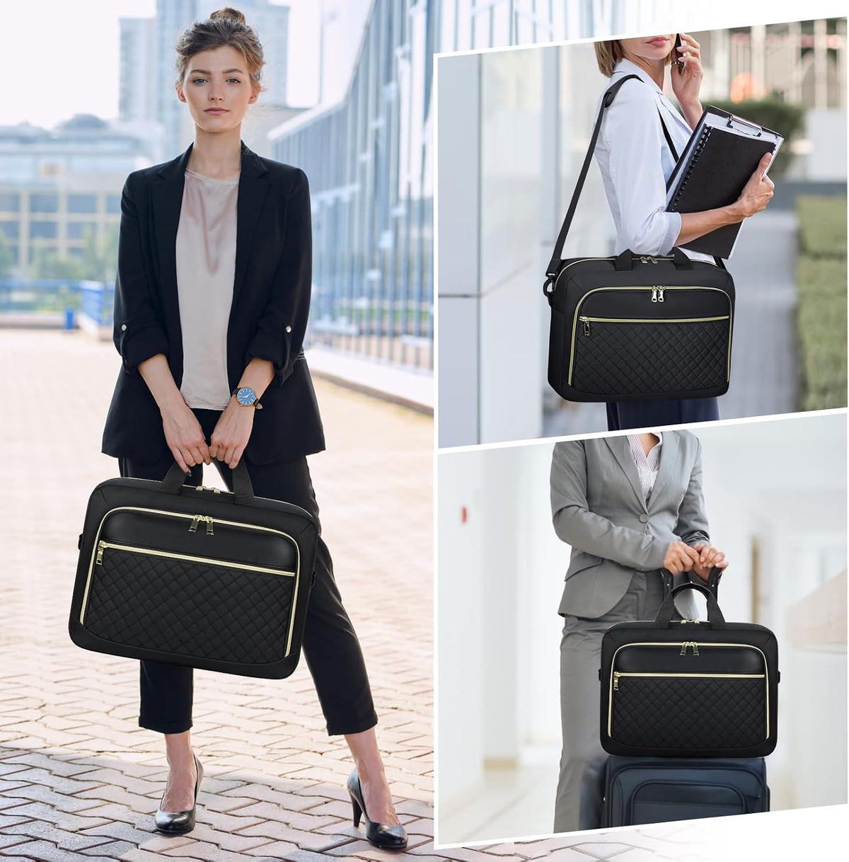 NEWHEY Laptop Bag 17.3 Inch Laptop Briefcase for Women Large Computer Bag