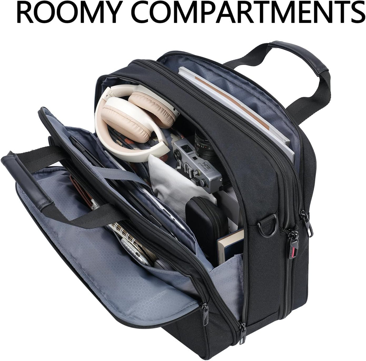 VANKEAN 17.3" Expandable Laptop Briefcase for Travel & Business
