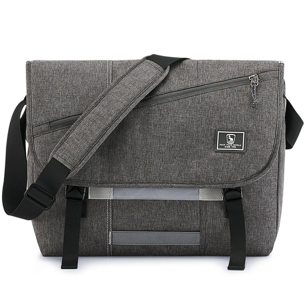 OIWAS Messenger Bag for Women, 17 Inch Laptop Crossbody Bags Men Casual Satchel Shoulder Bag College Travel Office Briefcase