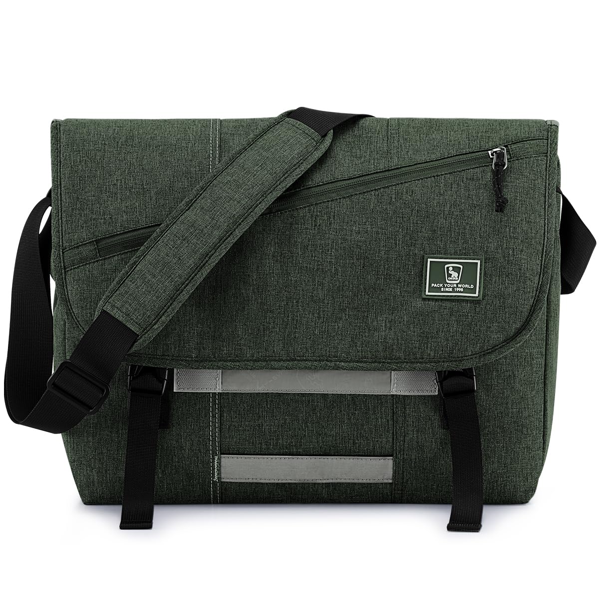 OIWAS Messenger Bag for Women, 17 Inch Laptop Crossbody Bags Men Casual Satchel Shoulder Bag College Travel Office Briefcase