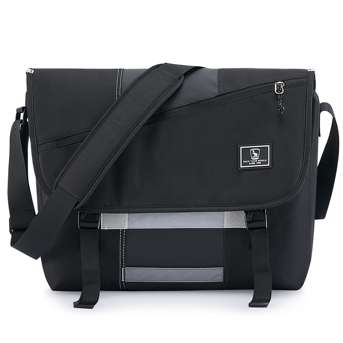 OIWAS Messenger Bag for Women, 17 Inch Laptop Crossbody Bags Men Casual Satchel Shoulder Bag College Travel Office Briefcase